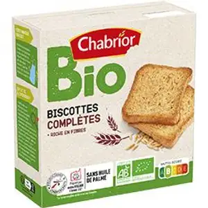 Organic Wholemeal Rusks - Chabrior