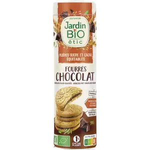 Organic Chocolate Sandwich Biscuit - Jardin Bio