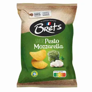 Pesto Mozzarella Flavored Chips - Brets