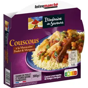 Moroccan-style Chicken and Merguez Couscous - Itinéraire des Saveurs