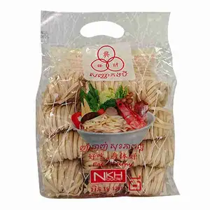 Dried Pandan Yellow Noodle (Big) - NKH