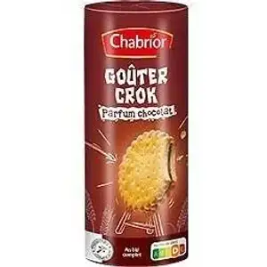 Chocolate Filled Round Biscuit (Goûter Crok) - Chabrior