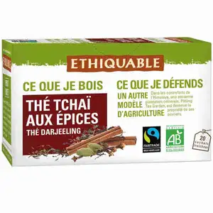 Organic Spiced Chaï Tea - Ethiquable