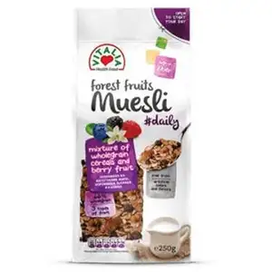 Muesli Wholegrain Cereals Berry Fruits - Vitalia