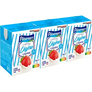 Fluid Light Cream 12% Fat - Pâturages