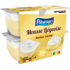 Vanilla Mousse Liegeois - Pâturages