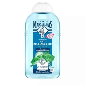 Organic Mint and Essential Oils 2in1 Anti-Dandruff Shampoo for All Hair Types - Le Petit Marseillais