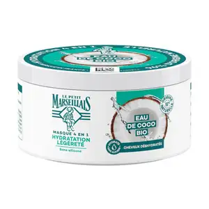 Coconut Watrer 4in1 Hydration Lightness Hair Mask - Le Petit Marseillais