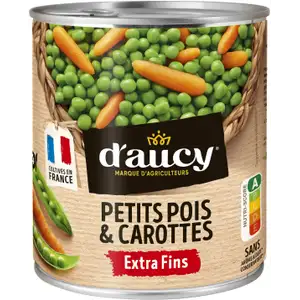 Small Peas & Carrots Extra Fines - D'Aucy