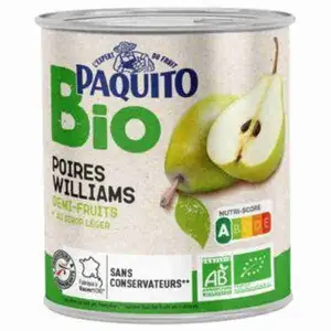 Organic Pears in Light Syrup - Paquito