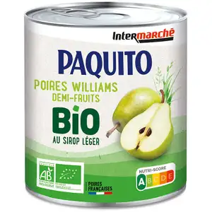 Organic Pears in Light Syrup - Paquito