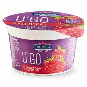 U'go Mix Raspberry Milk Dessert 0.1% Fat - Emborg