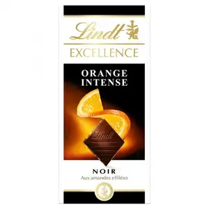 Excellence Dark Intense Orange with Sliced ​​Almonds - Lindt