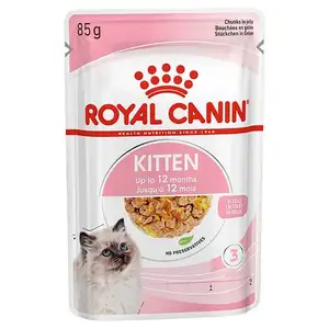 Kitten Up to 12month, Chunks in Jelly Pouch - Royal Canin