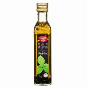 Extra Virgin Olive Oil with Basil Flavor - Bouton d'Or