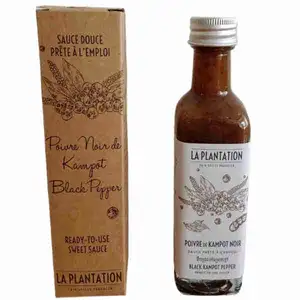 Black Kampot Pepper Sweet Sauce - La Plantation