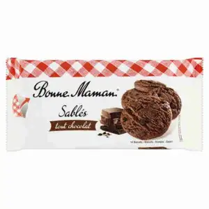 Chocolate Shortbread Cookies - Bonne Maman