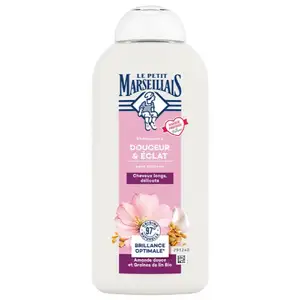 Organic Sweet Almond & Organic Flaxseed Gentle & Radiant Shampoo - Le Petit Marseillais