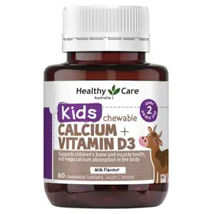 Kids Chewable Calcium Vitamin D3 - Healthy Care
