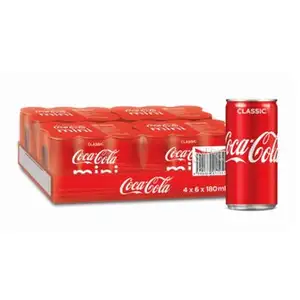 Coca Cola Original Mini Can 180ml Pack X24 - Coca-Cola