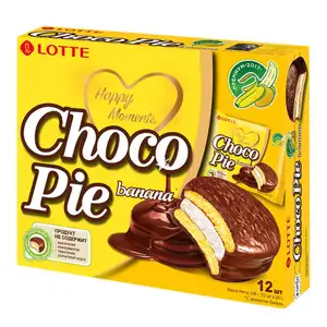 Choco Pie Banana 12Packs - Lotte