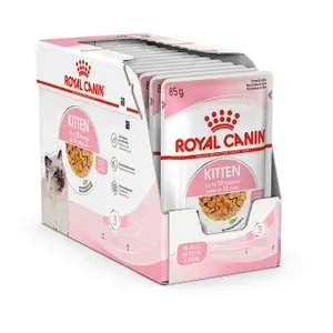 Kitten Up to 12month, Chunks in Jelly Pouch Box - Royal Canin