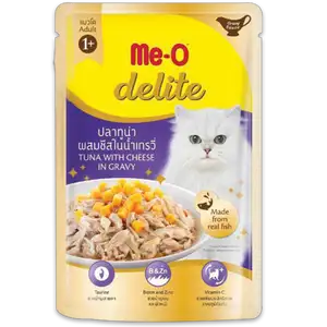 Delite Tuna with Cheese in Gravy Pouch - Me-O