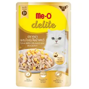 Delite Tuna with Steamed Egg In Gravy Pouch - Me-O