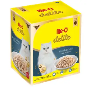 Delite Tuna In Gravy Pouch Box - Me-O