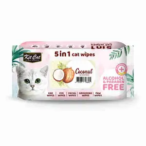 5 in 1 Wipes Coconut - Kit Cat