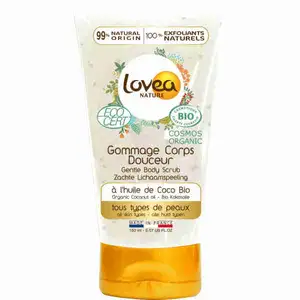 Gentle Body Scrub Organic Coconut oil - Lovea 