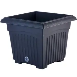 Biodegradable Square Pot (Zen Grey) - Baba
