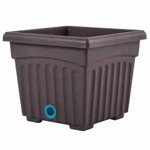Biodegradable Square Planter Pot (Brown) - Baba