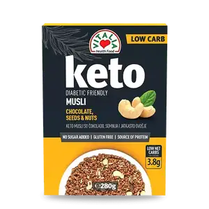 Chocolate, Seeds & Nuts Gluten Free Keto Muesli - Vitalia