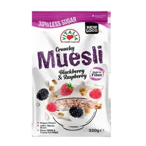 Blackberry & Raspberry Crunchy Muesli - Vitalia