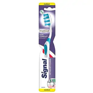 Integral 8 Actions Anti-Plaque Complete Care Medium Toothbrush - Signal