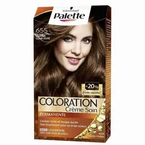 655 Light Golden Brown Permanent Conditioning Cream Hair Color - Schwarzkopf