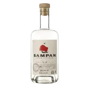 ''Classic'' White Pure Sugar Cane Rhum 43% - Sampan