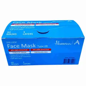 Ear Loop Face Mask Surgical BFE 99% Blue - Hfpp