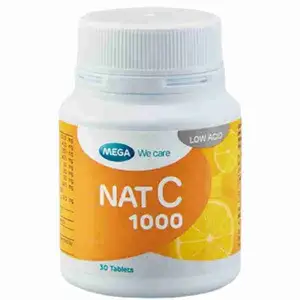 Nat-C Vitamin C 1000mg Tablets - Mega - Ucare Pharmacy