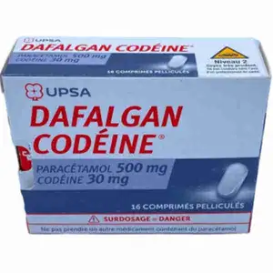 Paracetamol 500Mg + Codeine 30Mg Tablets - Dafalgan Codeine