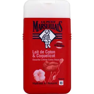 Organic Cotton Milk and Poppy Extra-Gentle Shower Gel - Le Petit Marseillais