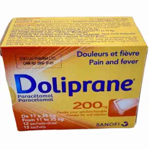 Paracetamol 200 mg Sachet for Kid Sanofi Aventis - Doliprane