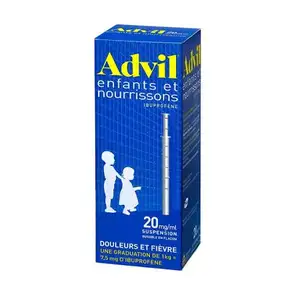 Ibuprofen 20mg/ml Syrup for Kid - Advil