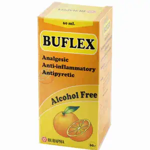 Ibuprofen 100mg/5ml Syrup for Kid - Buflex - Ucare Pharmacy