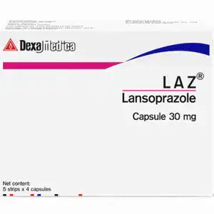 Lansoprazole 30mg Capsules - Laz