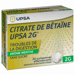 Citrate De Betaine Lemon Effervescent Tablets - Upsa