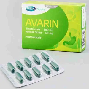 Alverrine & Simethicone Capsules - Mega