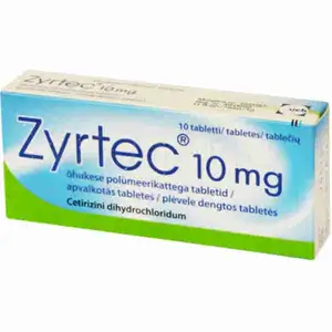 Cetirizine 10mg Tablets - Zyrtec