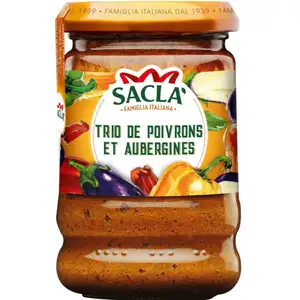 Trio Sauce of Peppers and Eggplants - Sacla - Sacla